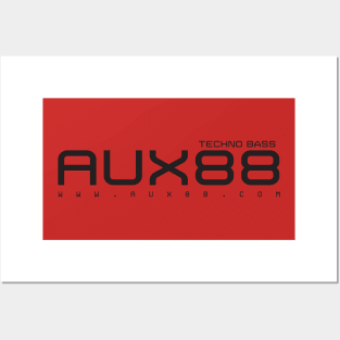 AUX88 Techno Bass Posters and Art